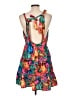 Unbranded Tropical Orange Cocktail Dress Size L - photo 2