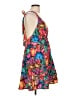 Unbranded Tropical Orange Cocktail Dress Size L - photo 4