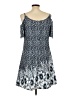Unbranded Print Blue Casual Dress Size L - photo 2
