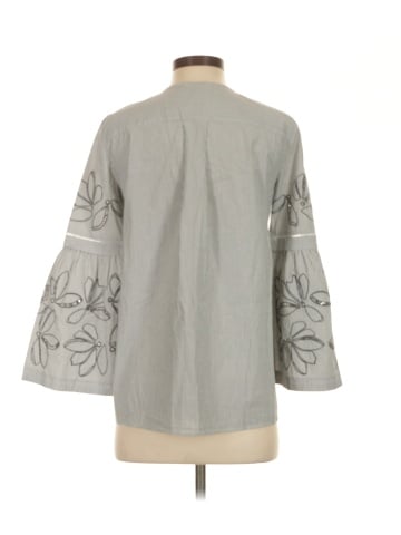 Lafayette 148 New York 3/4 Sleeve Blouse (view 2)