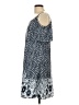 Unbranded Print Blue Casual Dress Size L - photo 5