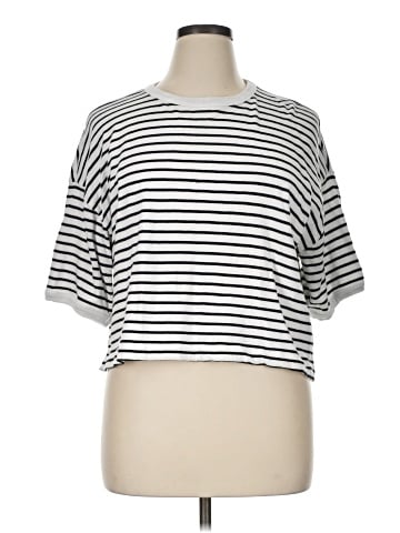 Madewell Relaxed Boxy Tee in Stripe (view 1)