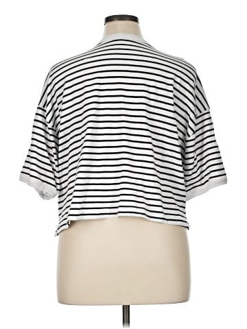Madewell Relaxed Boxy Tee in Stripe (view 2)