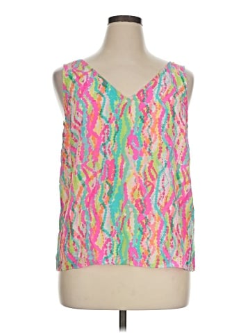 Lilly Pulitzer Sleeveless Silk Top (view 1)