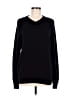 Nordstrom 100% Cashmere Black Cashmere Pullover Sweater Size M - photo 1