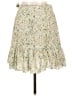 Lulus 100% Polyester Floral Green Casual Skirt Size L - photo 2