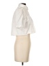 Zara 100% Cotton Ivory Short Sleeve Blouse Size S - photo 4
