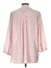 NYDJ Hearts Pink 3/4 Sleeve Blouse Size L - photo 2