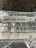 Avec Les Filles 100% Polyurethane Metallic Silver Casual Pants Size 4 - photo 7