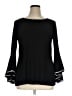 MSK Black Long Sleeve Top Size XL - photo 1