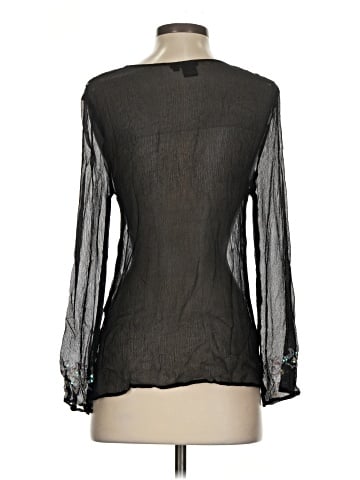 Venus Long Sleeve Silk Top (view 2)