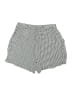 H&M 100% Viscose Checkered-gingham Silver Shorts Size 2 - photo 2