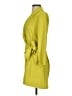 Zara 100% Polyester Yellow Blazer Size S - photo 5