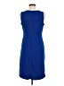 JM Studio Solid Blue Casual Dress Size M - photo 2