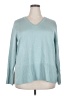 Cable & Gauge Teal Pullover Sweater Size 2X - photo 1