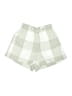 Lou & Grey Checkered-gingham Ivory Shorts Size S - photo 1