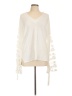 French Connection Solid White Ivory Pullover Sweater Size L - photo 1