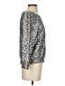 Alice + Olivia Metallic Silver Pullover Sweater Size S - photo 4
