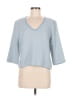 St. John Sport Blue Pullover Sweater Size Med (2) - photo 1