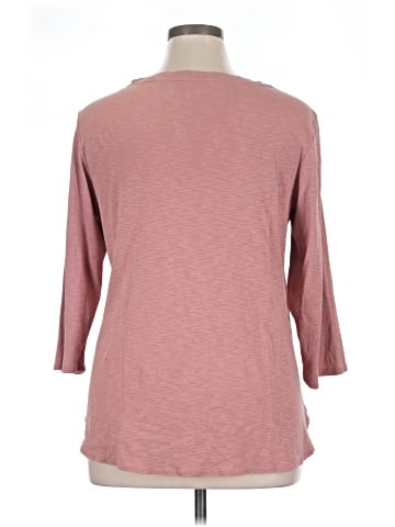 Gloria Vanderbilt 3/4 Sleeve T-Shirt (view 2)