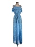 Draper James 100% Polyester Blue Casual Dress Size 4 - photo 1
