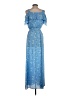 Draper James 100% Polyester Blue Casual Dress Size 4 - photo 2