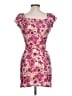 No Comment Floral Pink Cocktail Dress Size L - photo 2