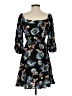 Angie Floral Black Casual Dress Size S - photo 2