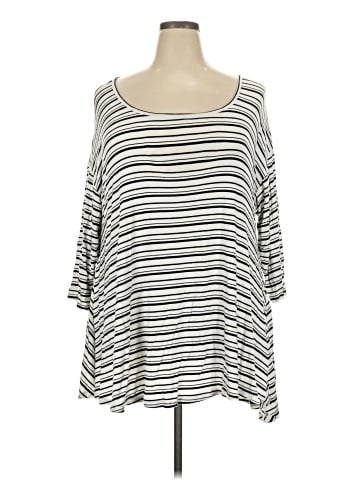 Roaman's 3/4 Sleeve Top (view 1)