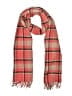 Unbranded Plaid Red Scarf One size - photo 1