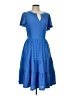 Lane Bryant Blue Casual Dress Size 10 - 12 Plus - photo 1