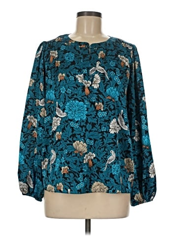 Ann Taylor Long Sleeve Blouse (view 1)