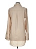 Calvin Klein 100% Polyester Solid Tan Long Sleeve Blouse Size M - photo 2