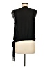 Banana Republic 100% Polyester Black Sleeveless Blouse Size M - photo 2