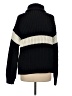 Zara Color Block Black Pullover Sweater Size M - photo 2