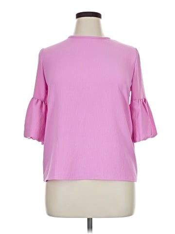 2 Hearts 3/4 Sleeve Blouse (view 1)