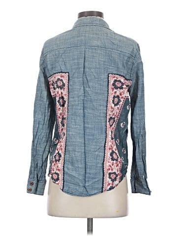 Free People Long Sleeve Button-Down Shirt (view 2)