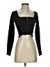 OAK + FORT Black Long Sleeve Top Size S - photo 1