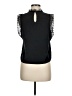 Alexis 100% Silk Black Sleeveless Silk Top Size M - photo 2