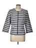 Sweet Suits 100% Polyester Stripes Silver Jacket Size 12 - photo 1
