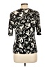 Hobbs London Black 3/4 Sleeve Top Size L - photo 2