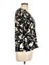 Hobbs London Black 3/4 Sleeve Top Size L - photo 4