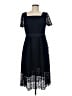Talbots 100% Polyester Blue Cocktail Dress Size 8 (petite) - photo 1