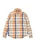 Janie and Jack 100% Cotton Plaid Orange Long Sleeve Button-Down Shirt Size 8 - photo 1