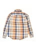 Janie and Jack 100% Cotton Plaid Orange Long Sleeve Button-Down Shirt Size 8 - photo 2