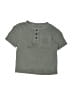Cat & Jack 100% Cotton Gray Short Sleeve Henley Size 4T - photo 1