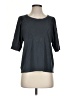 Wrap Gray Short Sleeve Top Size 2 - photo 1
