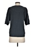 Wrap Gray Short Sleeve Top Size 2 - photo 2