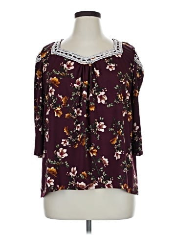 French Laundry 3/4 Sleeve Blouse (view 1)