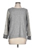 Flora Nikrooz Metallic Silver Pullover Sweater Size L - photo 1